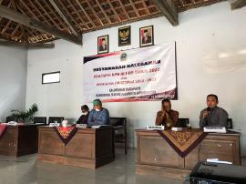 Musyawarah Kalurahan Penetapan KPM BLT DD tahun 2022 dan Penyusunan RPJM Kal 2022-2027